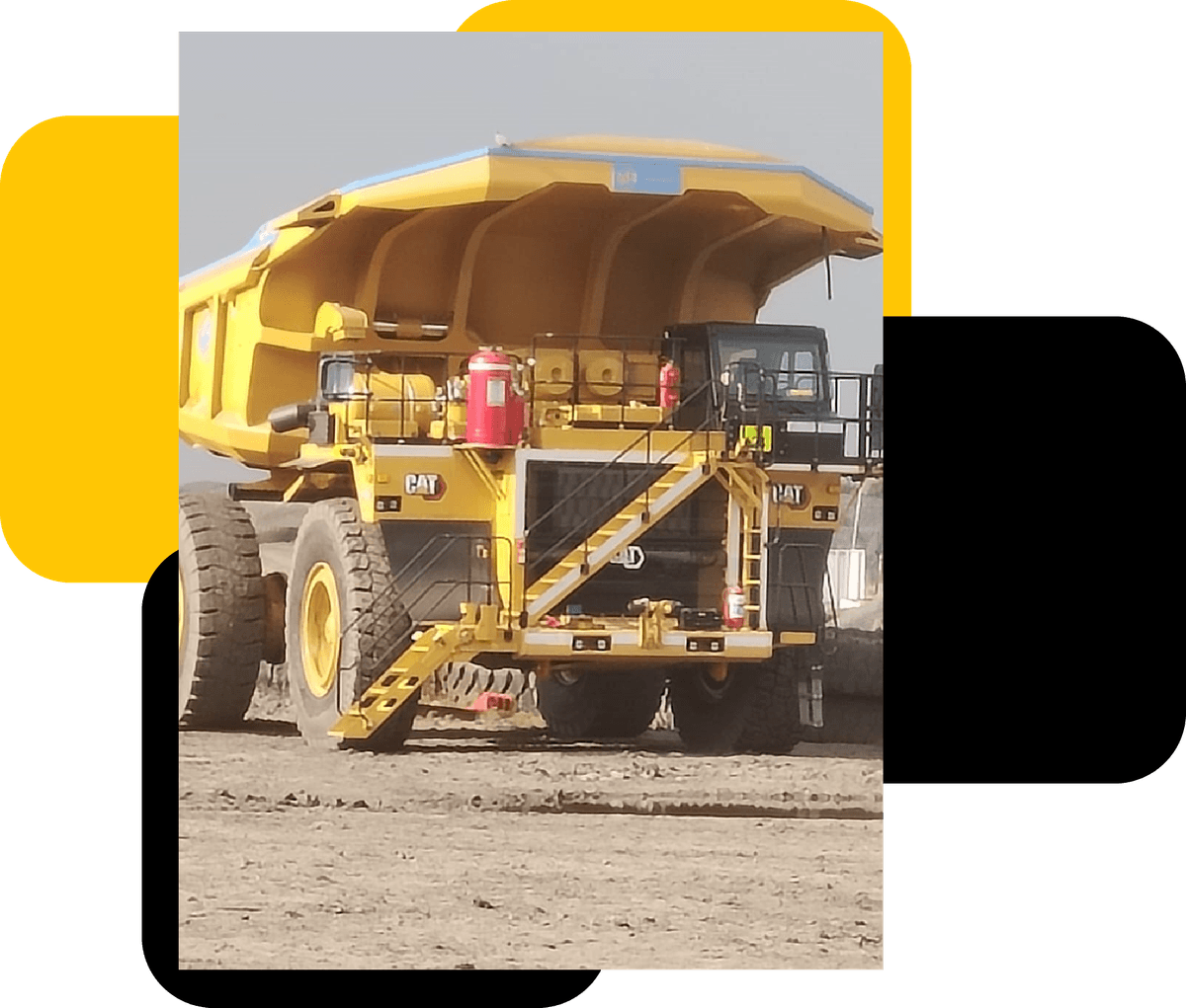 Heavy mining truck